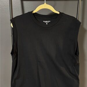 Abercrombie & Fitch Men's Black Tank Top